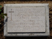 Struma Military Cemetery - Moore, Levi Thomas